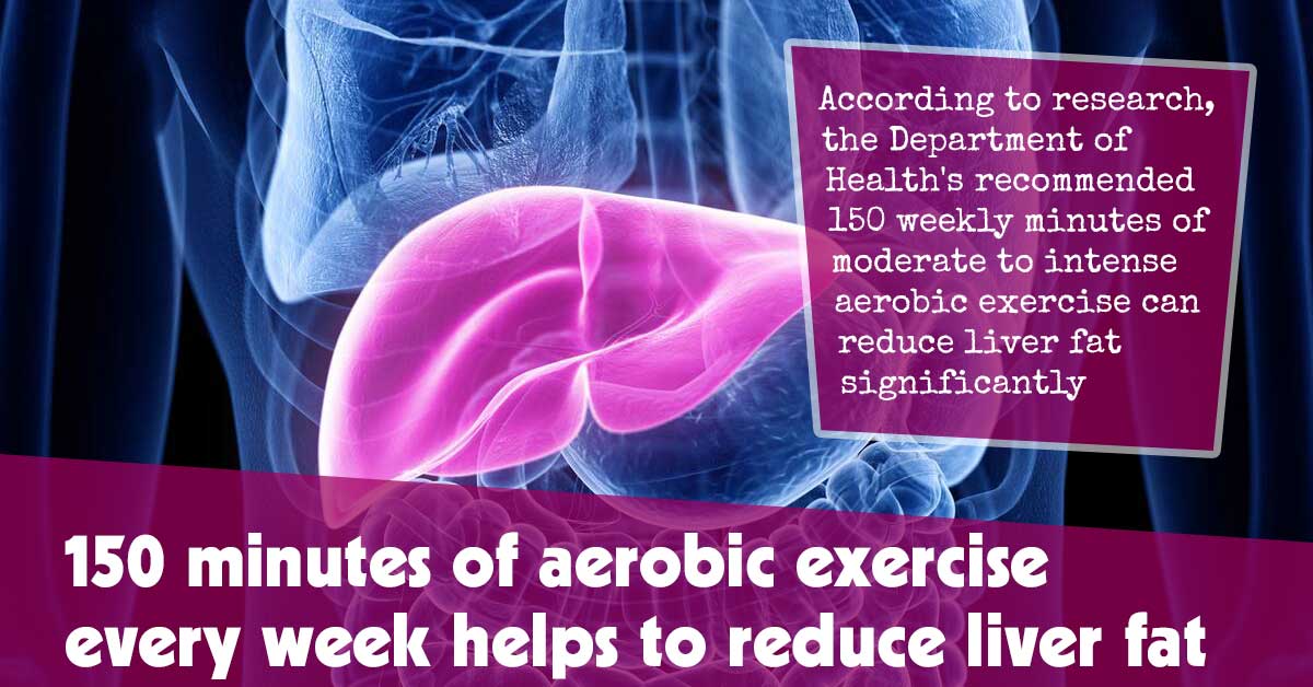 150 Minutes Of Aerobic Exercise Every Week Helps To Reduce Liver Fat