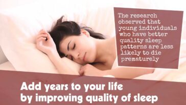 Add Years To Your Life By Improving Quality Of Sleep F