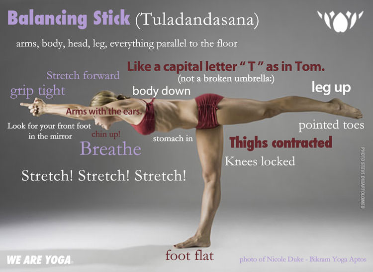 Balancing Stick Yoga Pose