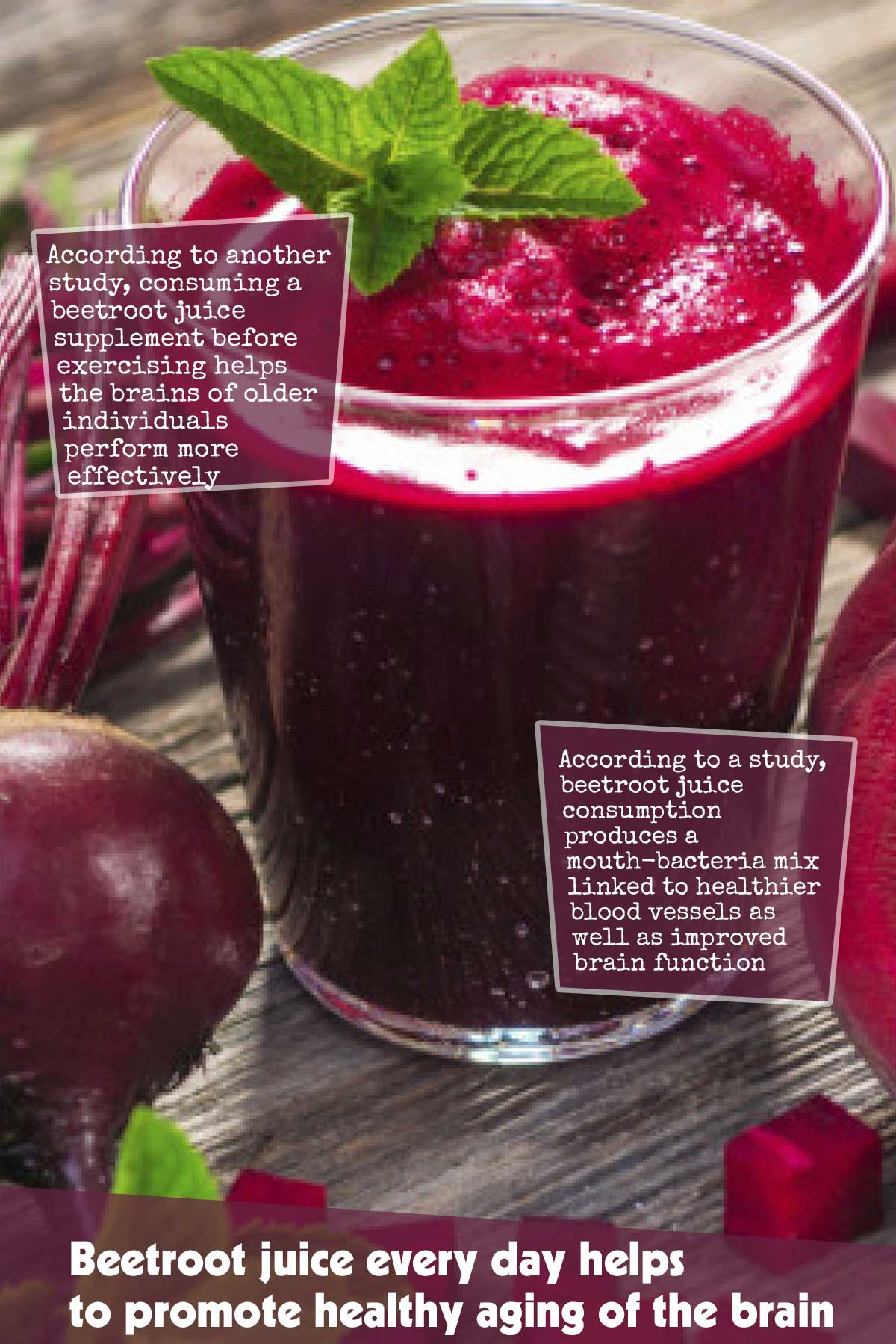 Beetroot Juice Every Day Helps To Promote Healthy Aging Of The Brain