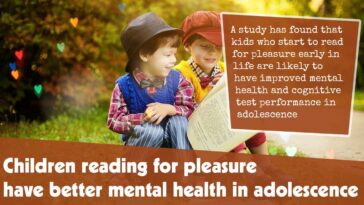 Children Reading For Pleasure Have Better Mental Health In Adolescence F