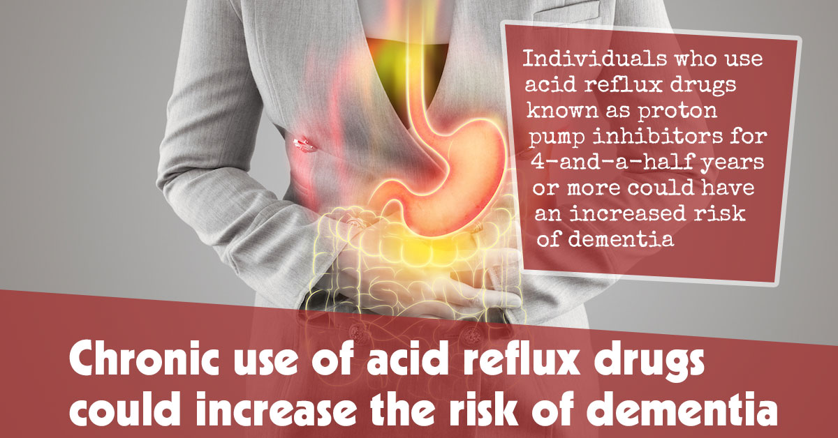 Chronic Use Of Acid Reflux Drugs Could Increase The Risk Of Dementia F