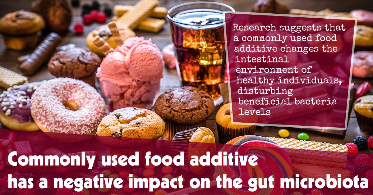 Commonly used food additives have a negative impact on the gut microbiota
