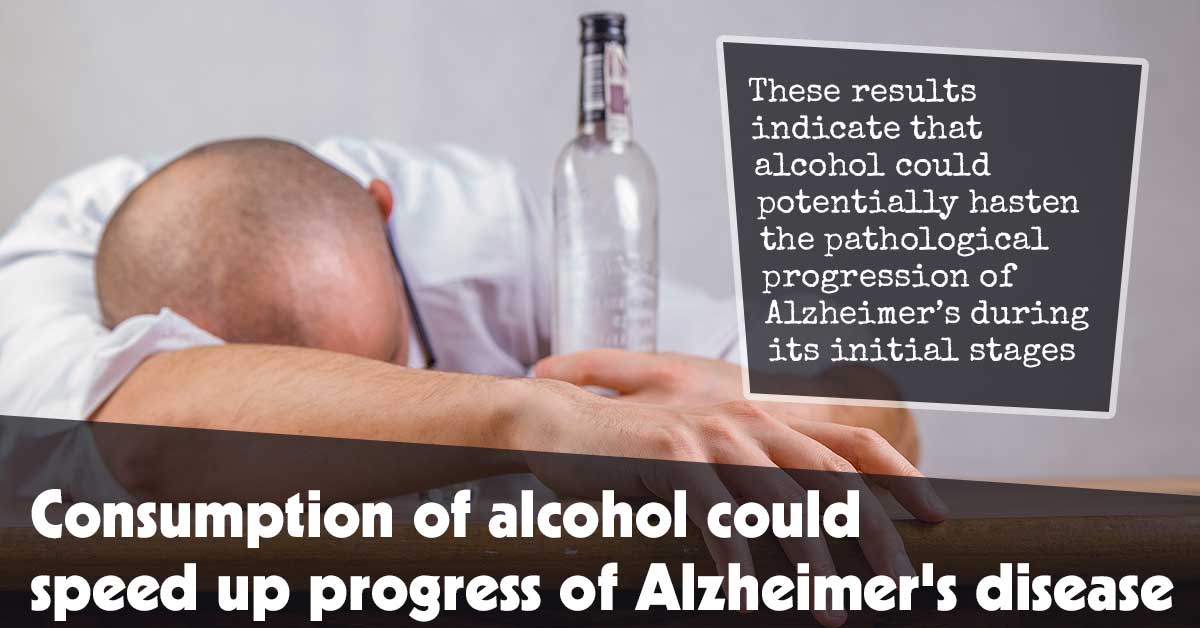 Consumption Of Alcohol Could Speed Up Progress Of Alzheimers Disease