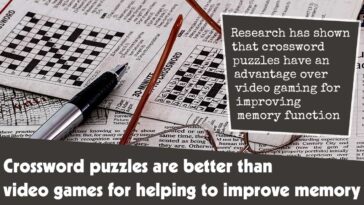 Crossword Puzzles Are Better Than Video Games For Helping To Improve Memory F