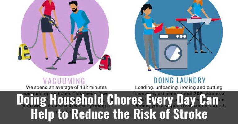 Doing Household Chores Every Day Can Help To Reduce The Risk Of Stroke