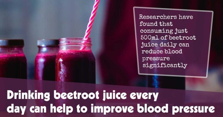 Drinking Beetroot Juice Every Day Can Help To Reduce High Blood Pressure