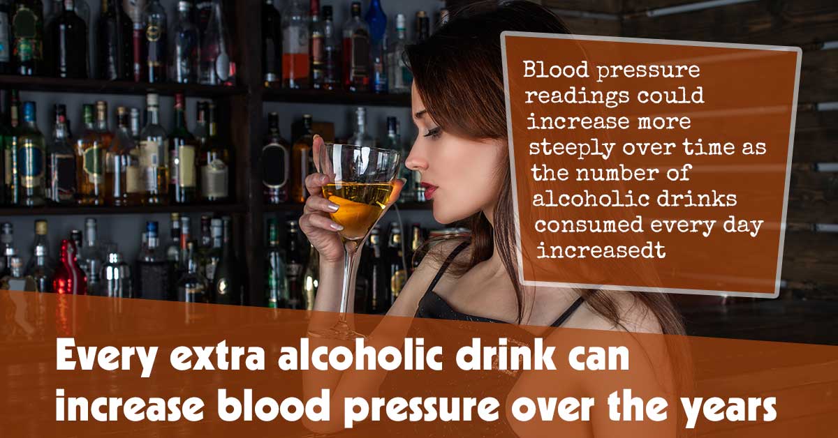 Every Extra Alcoholic Drink Can Increase Blood Pressure Over The Years F