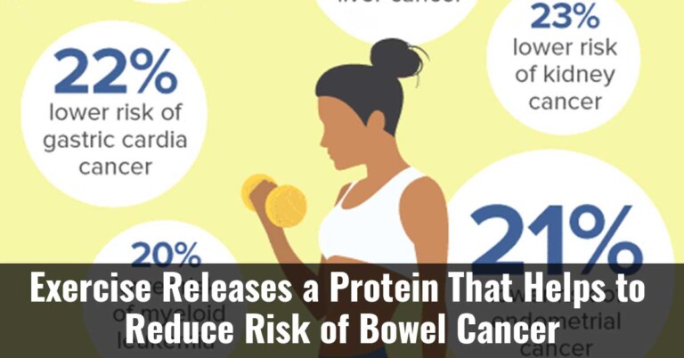 Exercise Releases A Protein That Helps To Reduce Risk Of Bowel Cancer