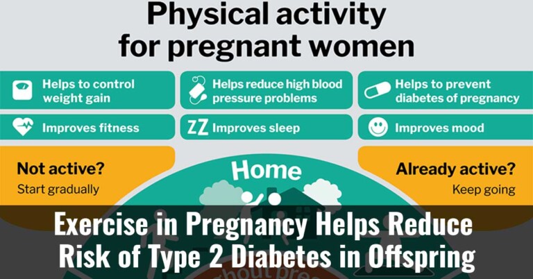 Exercise In Pregnancy Helps Reduce Risk Of Type 2 Diabetes In Offspring