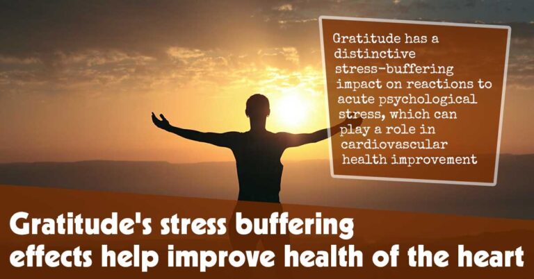 Gratitudes Stress Buffering Effects Help Improve Health Of The Heart F