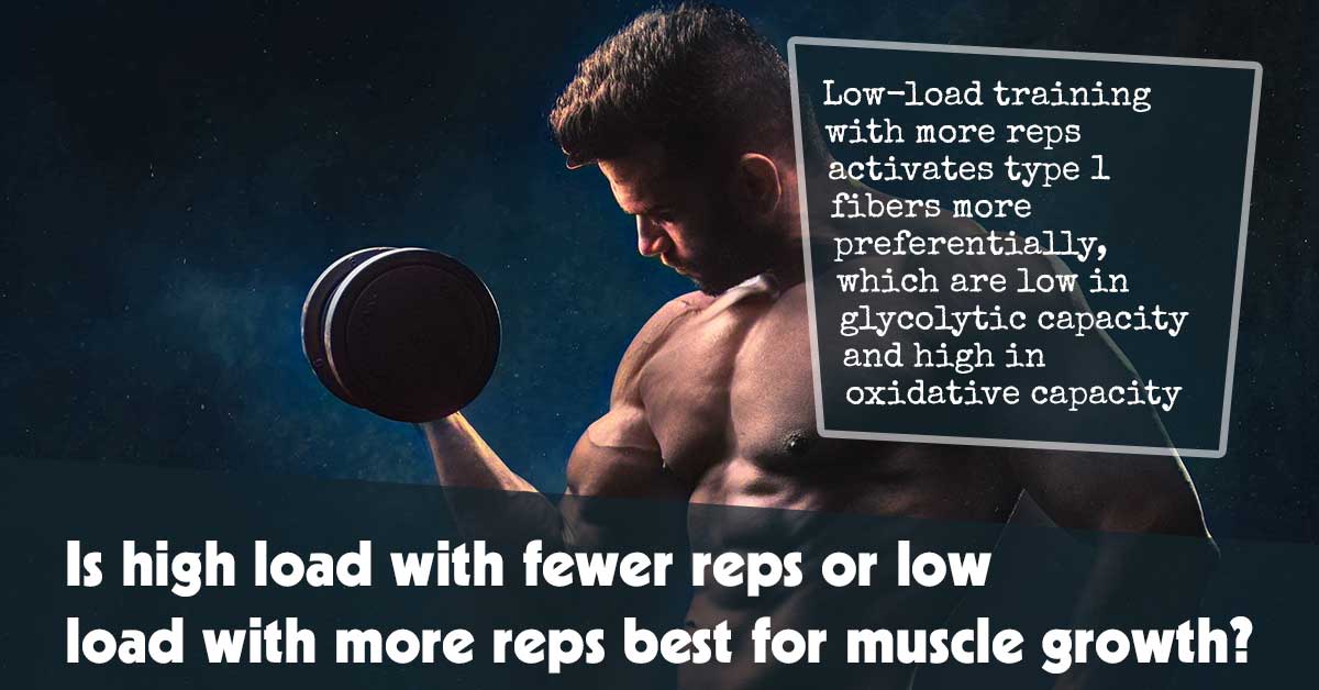 Is High Load With Fewer Reps or Low Load With More Reps Best for Muscle Growth?