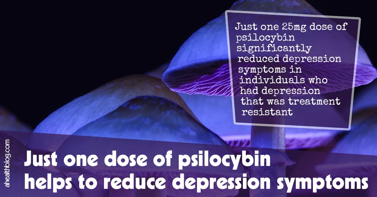 Just One Dose Of Psilocybin Helps To Reduce Depression Symptoms F