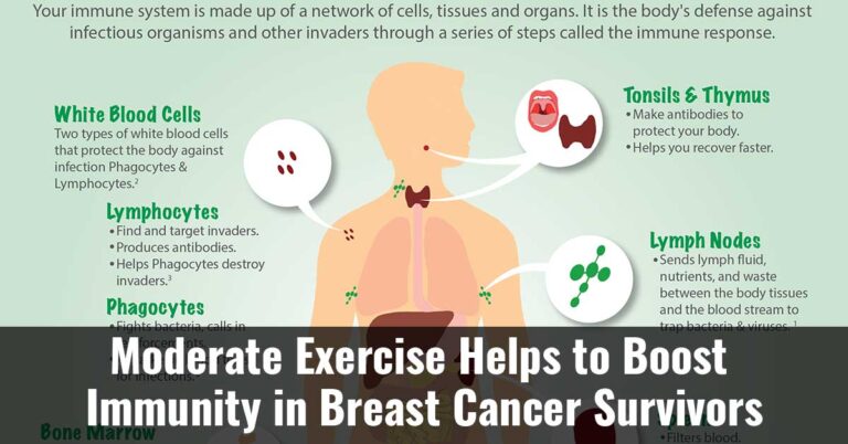 Moderate Exercise Helps To Boost Immunity In Breast Cancer Survivors