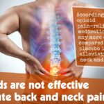 Opioids Are Not Effective For Acute Back And Neck Pain Relief F