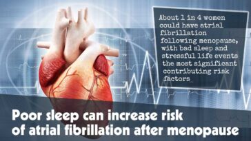 Poor Sleep Can Increase Risk Of Atrial Fibrillation After Menopause F