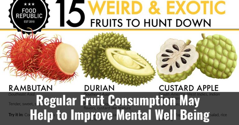 Regular Fruit Consumption May Help To Improve Mental Well Being