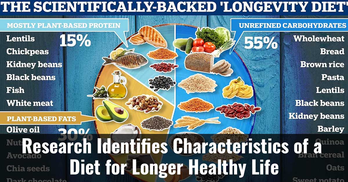 Research Identifies Characteristics Of A Diet For Longer Healthy Life