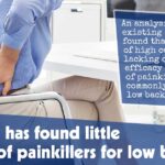Research Has Found Little Efficacy Of Painkillers For Low Back Pain