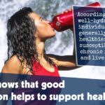 Study Shows That Good Hydration Helps To Support Healthy Aging Cta
