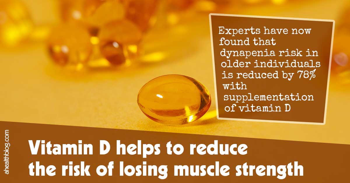 Vitamin D Helps To Reduce The Risk Of Losing Muscle Strength F