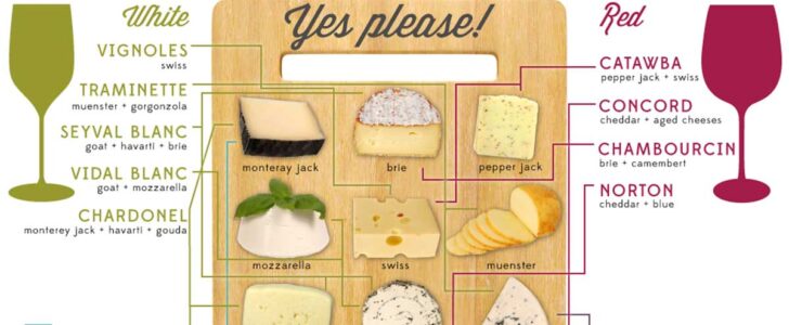 Wine And Cheese Infographic F
