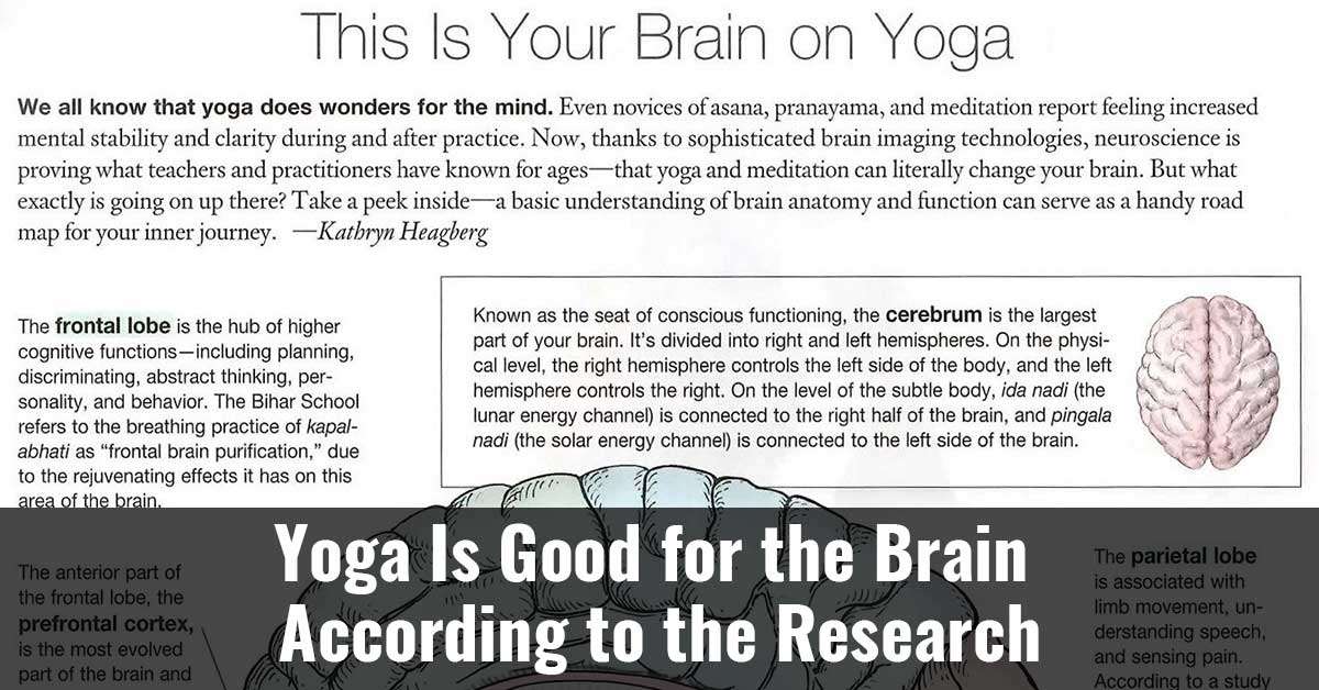 Yoga Is Good For The Brain According To The Research